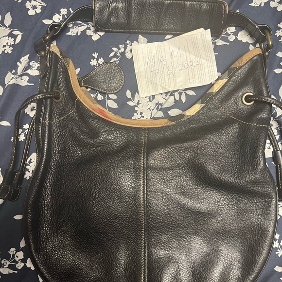 Burberry Leather Murphy Handbag - Picture 2 of 9